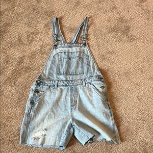 Light Blue Denim Overalls